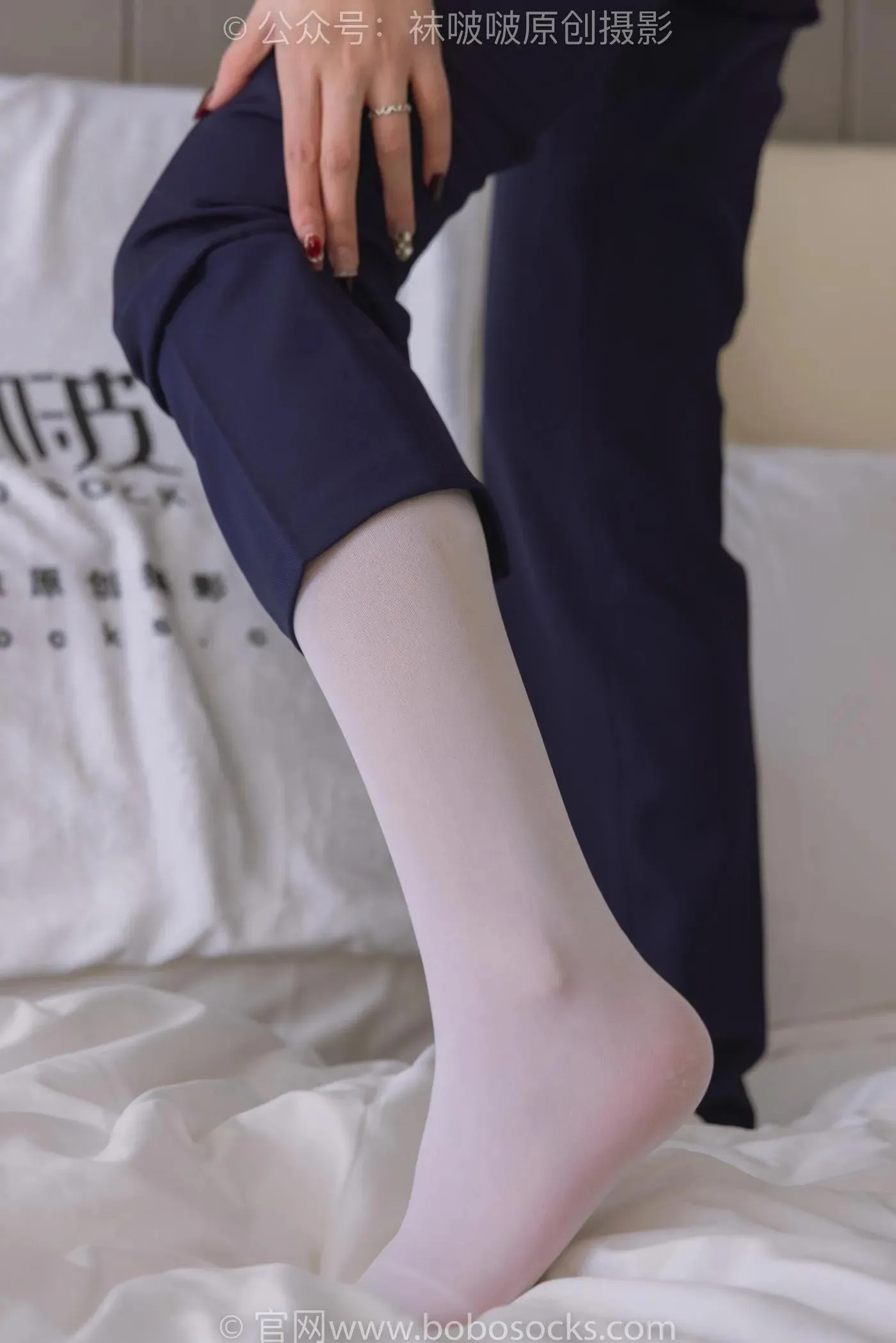 [BoBoSocks袜啵啵]NO.178 小甜豆-高跟鞋、厚白丝、ol风裤里丝 [140P]插图6